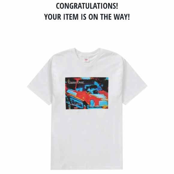 Supreme Yohji Yamamoto Game Over Tee🆕 - Picture 2 of 8